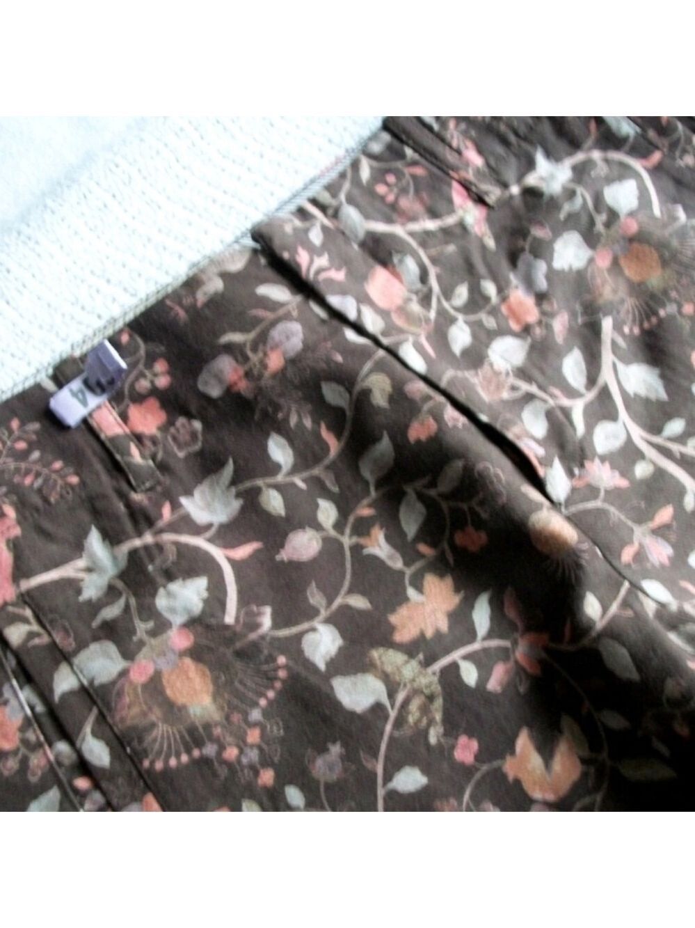 Peruvian Connection Moorea Trousers – Birds & Floral Print – Size 14 - Picture 8 of 12